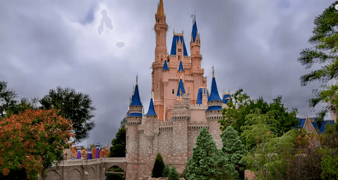 disney in the rain