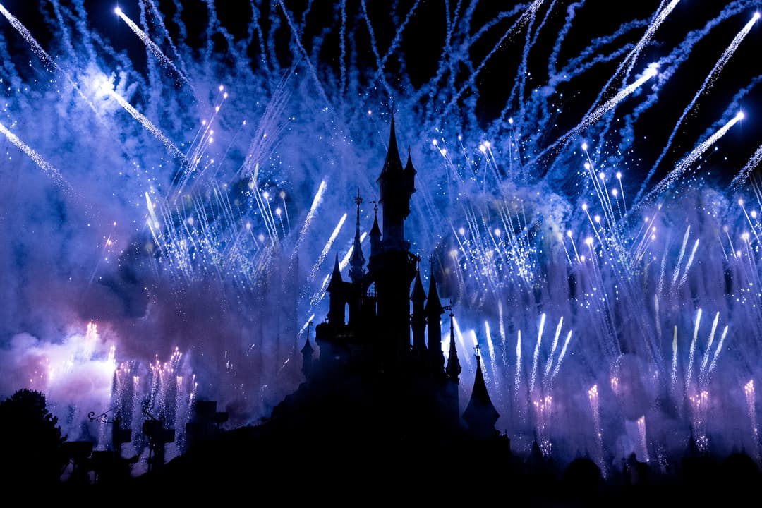 magic kingdom at night