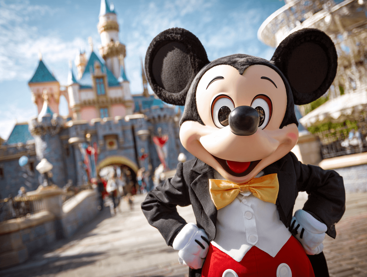 Mickey Mouse at Disneyland